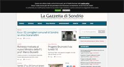 Desktop Screenshot of gazzettadisondrio.it